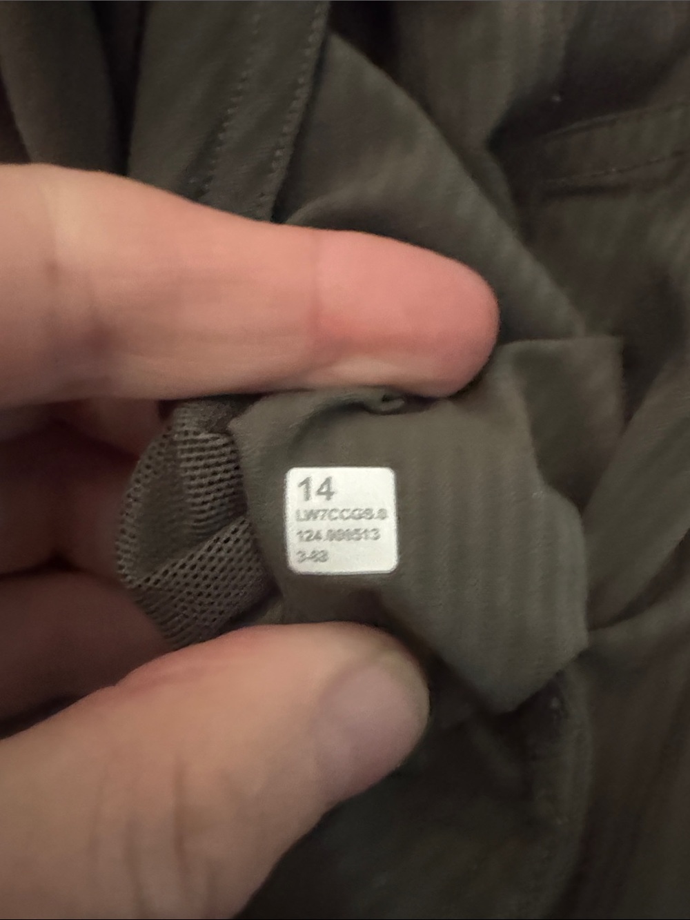 EUC Lululemon Dance Studio High-Rise Short 3.5" Army Green - Picture 7 of 8